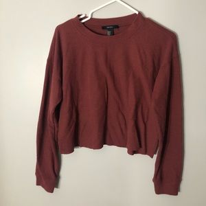 2 for $20!!!   Forever 21 cropped long sleeve